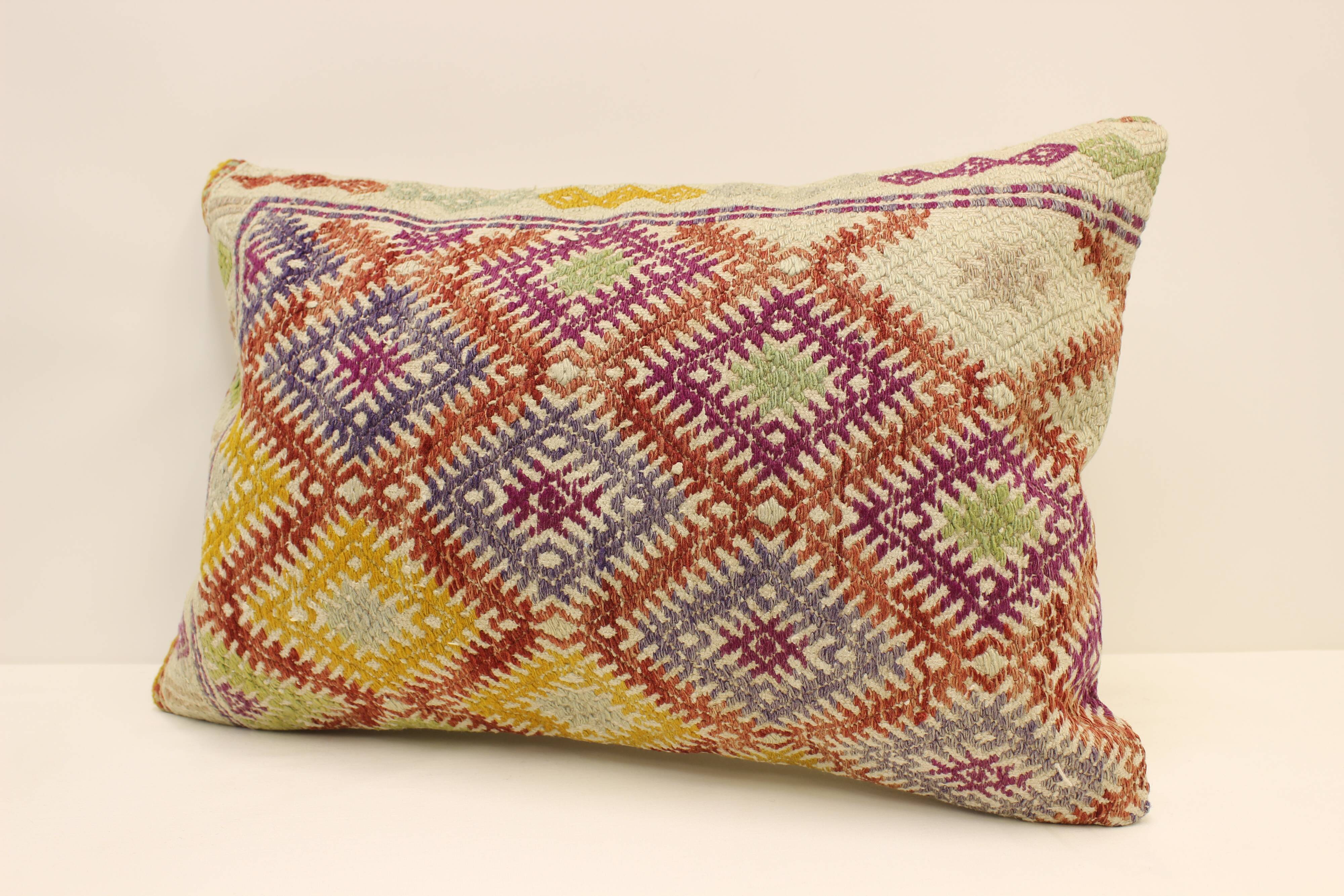 40x60 cm Kilim Cushion,Vintage Cushion Cover