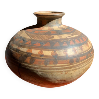 Painted Indian jar
