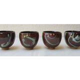 Handmade ceramic pitcher and cups