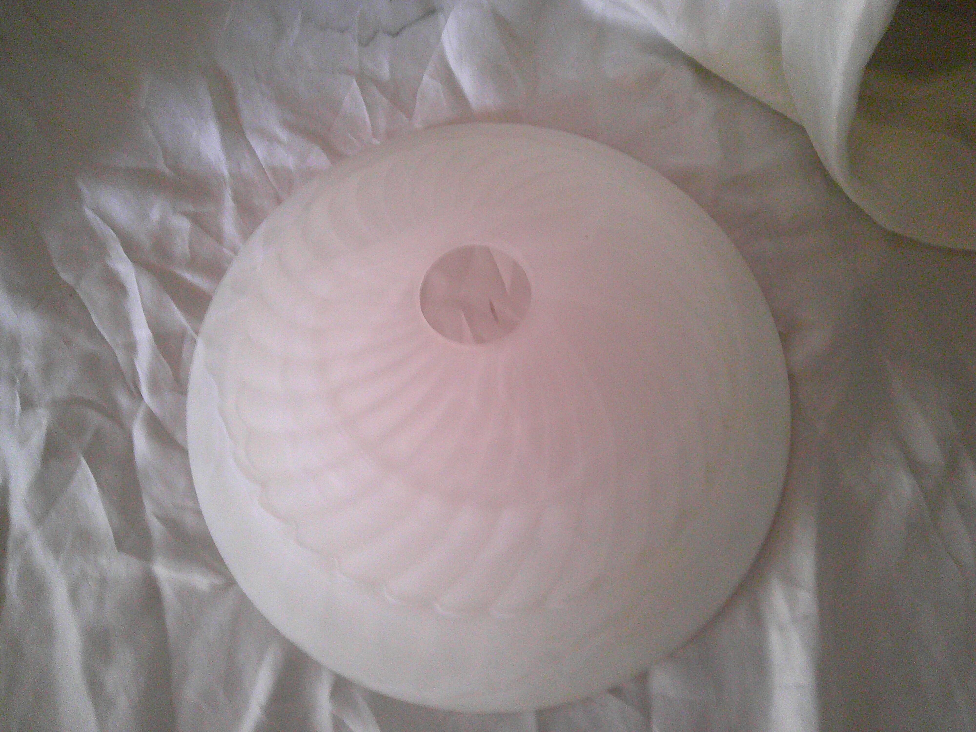 Frosted glass pendant lampshade
