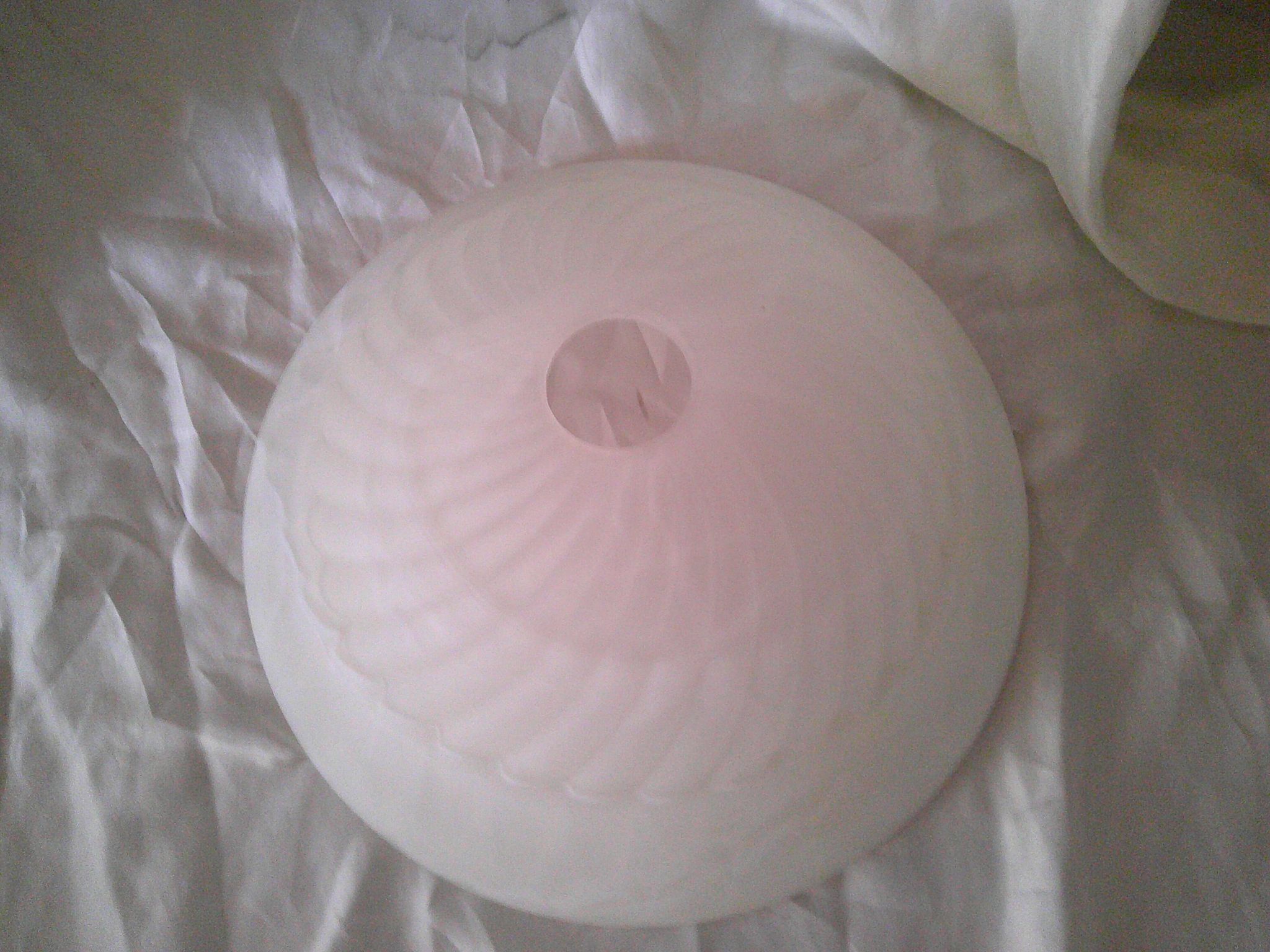 Frosted glass pendant lampshade