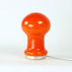 Lampe de table mid-century en verre opalin orange par Stefan Tabery, Opp Jihlava, années 1960.