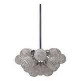 Large Glass Globe Chandelier by Richard Essig, Germany, 1960s