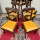 Set of six mahogany chairs