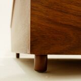 Coffee table with two opening compartments