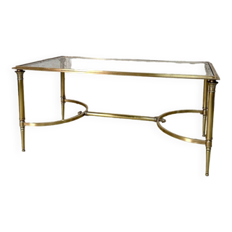 JANSEN style golden coffee table