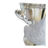 Christofle Malmaison champagne bucket 23 cm. Silver-plated metal.
