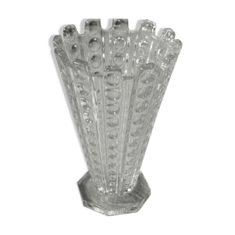 Art deco glass vase