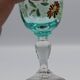 Magnificent liqueur service in blue glass enamel legras george sand art no