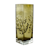 Vase en verre moderniste