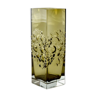 Modernist glass vase