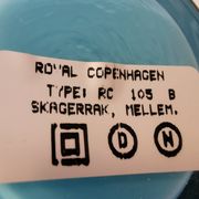 Table lamp designed by Anja Kjær in 1991 for Royal Copenhagen (produced at Holmegaard glassworks)