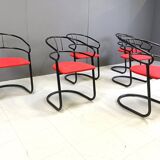 Post modern dining chairs, 1980s