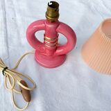 Small pink lamp to lay pink 50s