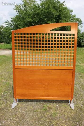 Vintage wooden design room divider Claustra Laudescher