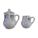 Pot à lait et crémier Art Nouveau