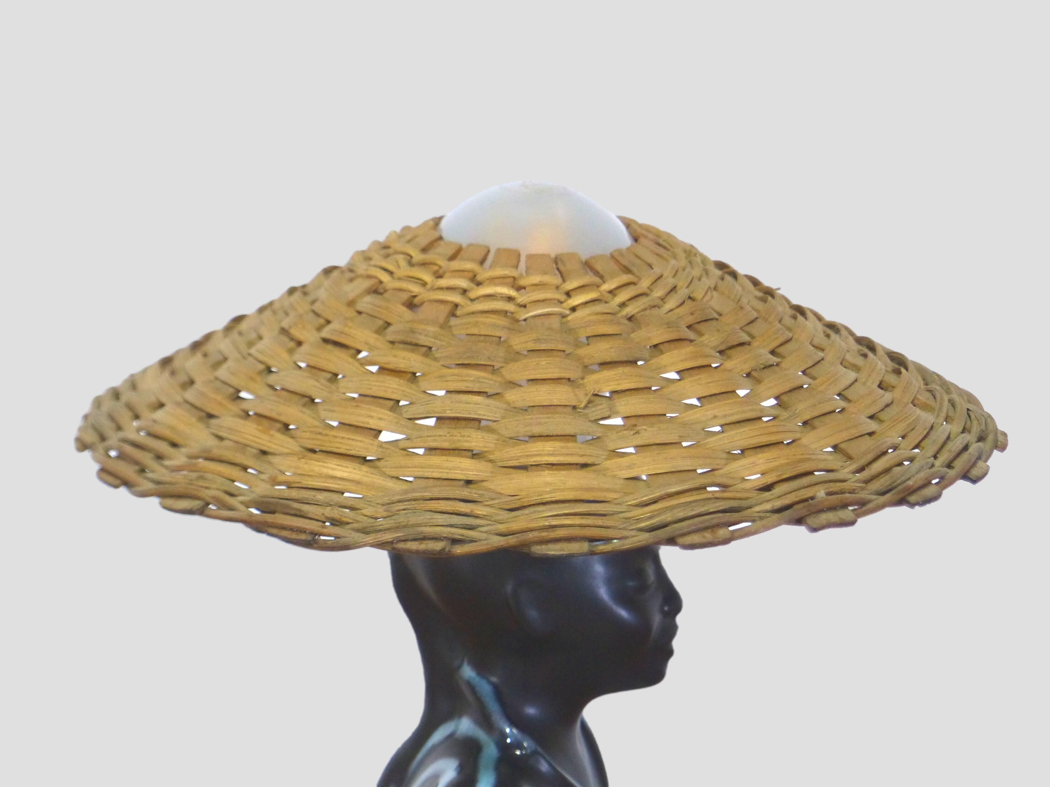 Vintage Scandinavian ceramic lamp Soholm 1950