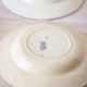 Set of 6 hollow plates earth of iron