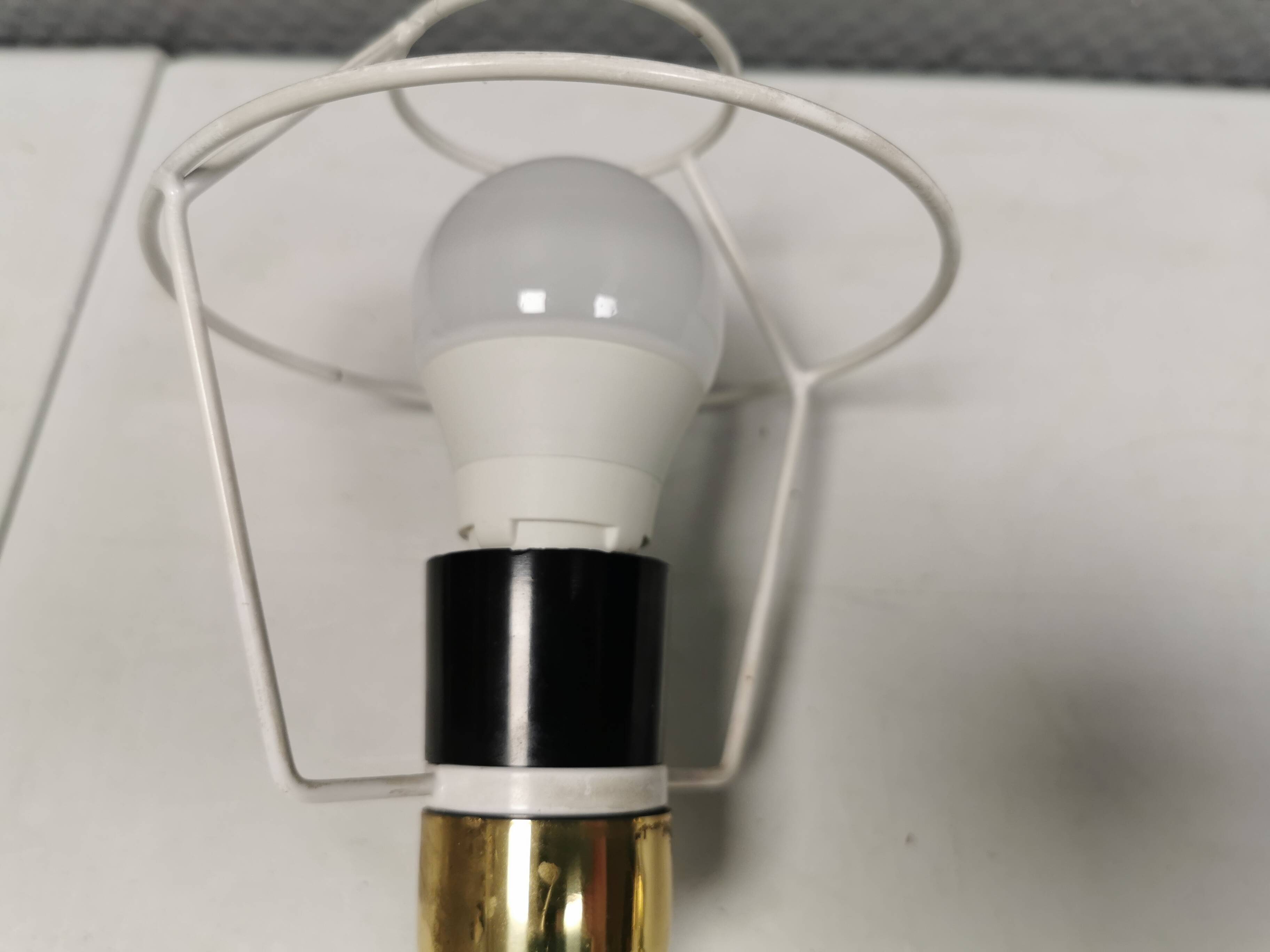 Danish “swing arm” wall lamp in brass by Lyskaer Lightning (LB) 1980s.