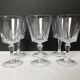 6 crystal water glasses