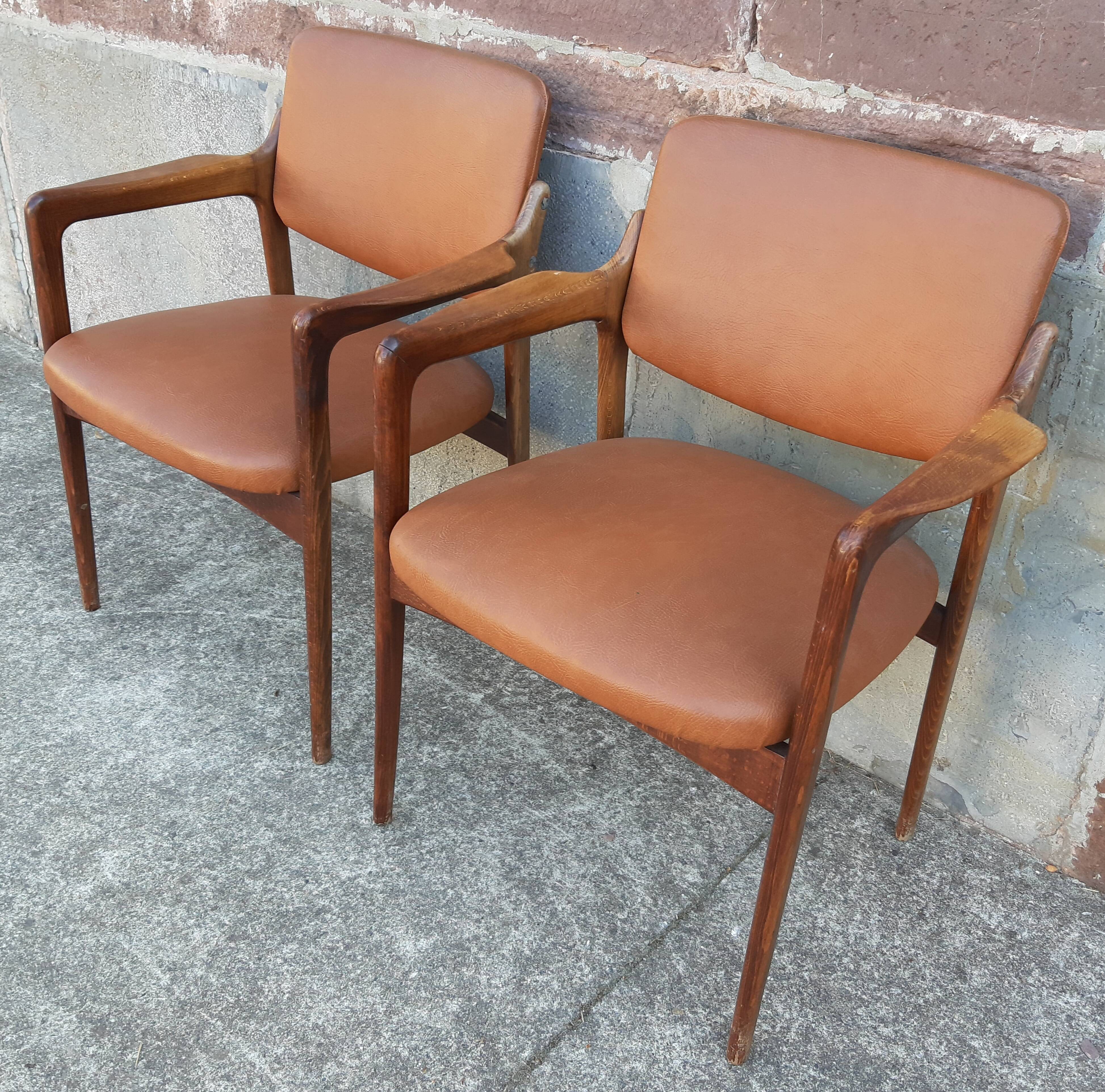 Pair of Scandinavian armchairs