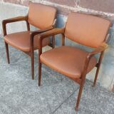 Pair of Scandinavian armchairs