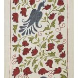 Hand-knotted rug, vintage Turkish rug 51x91 cm