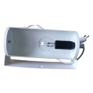 White metal wall lamp, Ikea 80s