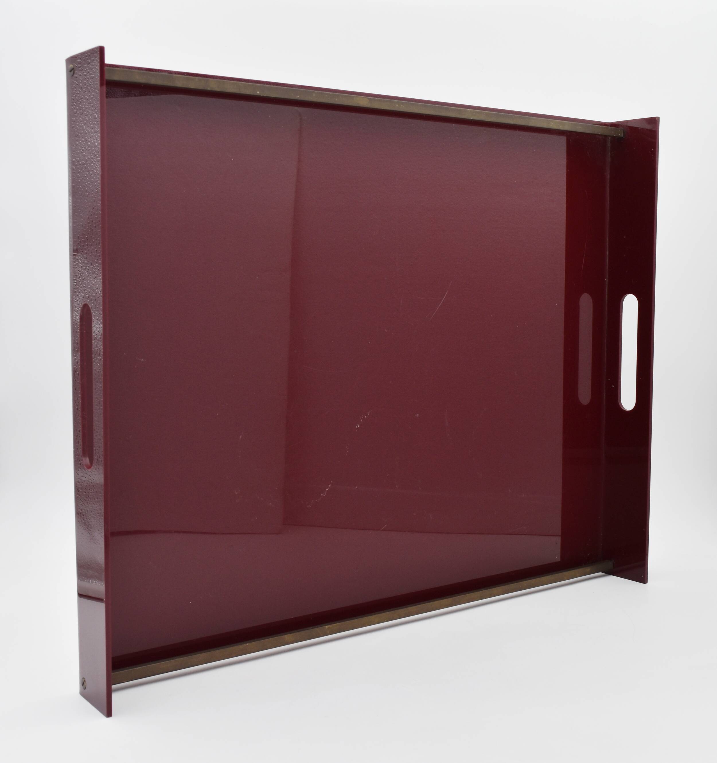 Plateau plexiglas des années 70