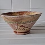 Glazed terracotta bowl