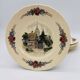 6 dessert plates "Obernai" from the Sarreguemines pottery.