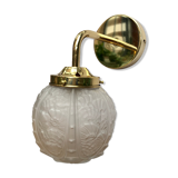 Wall lamp walling elbow globe vintage art deco
