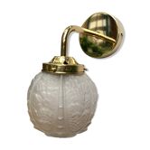Wall lamp walling elbow globe vintage art deco