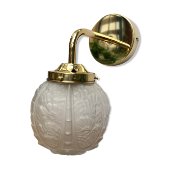 Wall lamp walling elbow globe vintage art deco