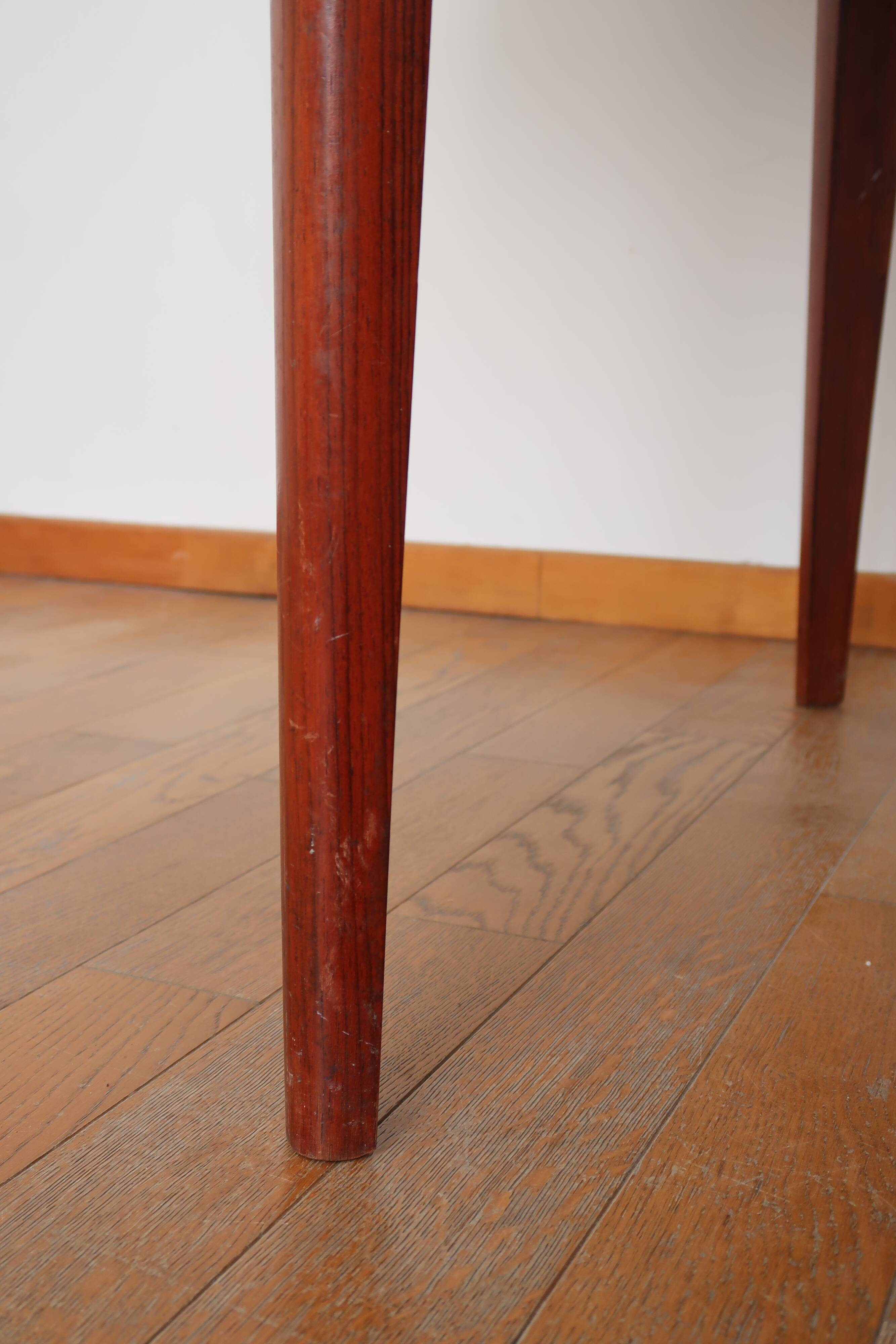 Round table extendable rosewood