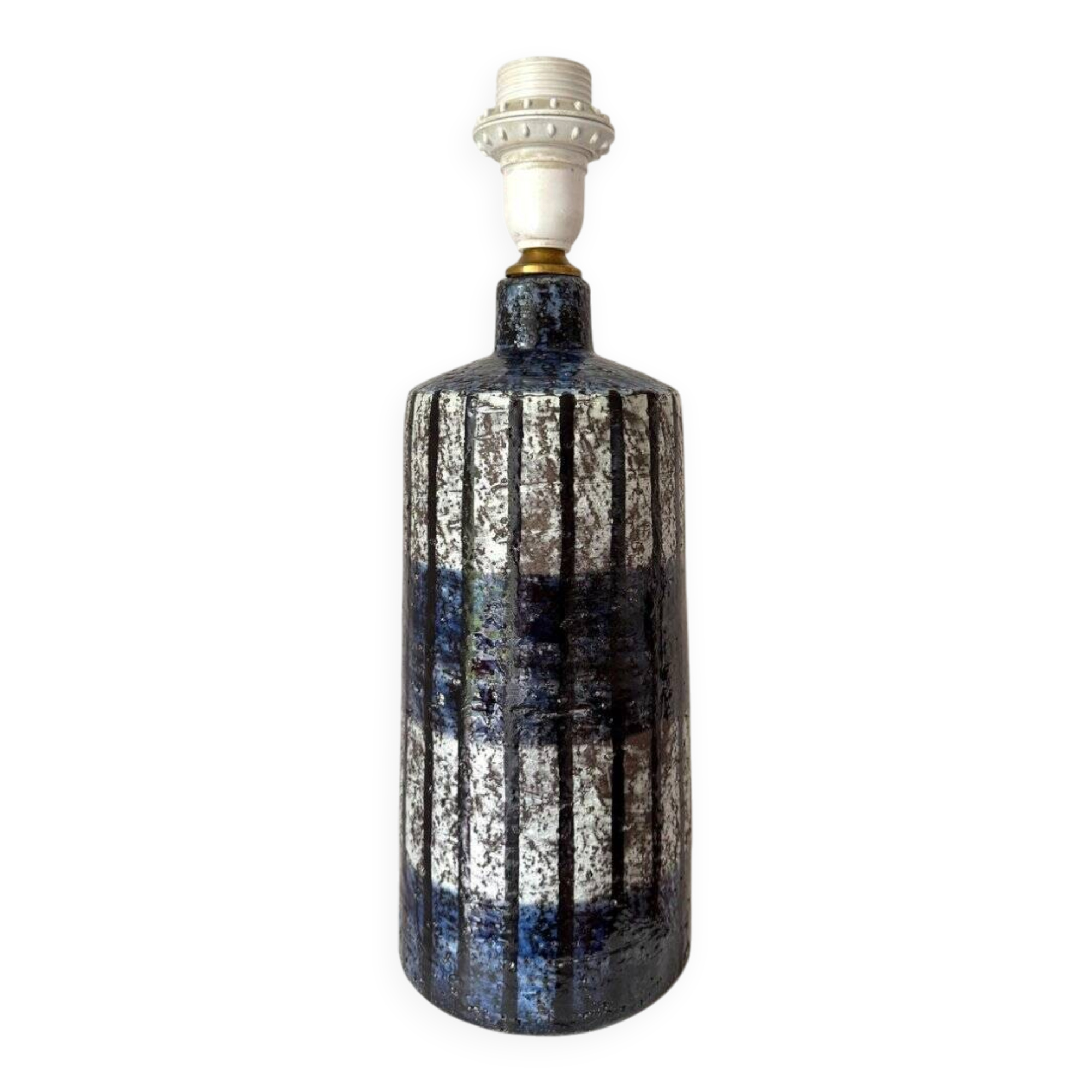 Ceramic table lamp by Ingrid Atterberg for Upsala Ekeby, Sweden, 1960s