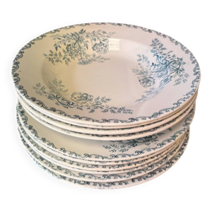 lot de 10 assiettes vintage