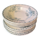 Lot de 10 assiettes vintage “Églantine” – L’Épargne Toulouse