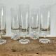 6 vintage champagne flutes