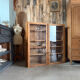 Large vintage display cabinet
