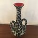 Vase vallauris, white and black, vintage year 60