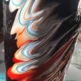 Multi-layer blown glass roller vase