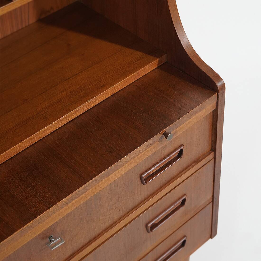 Teak secretaire by Gunnar Nielsen Tibergaard for Tibergaard, 1960s