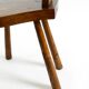 Solid wood chair with an ornate, hand-carved backrest – Made in Spain