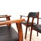 Erik Buck lot de 4 chaises de salle à manger en palissandre OD 50 pour OD Mobler