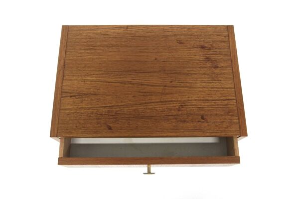 Table de chevet scandinave en teck, Suède, 1960