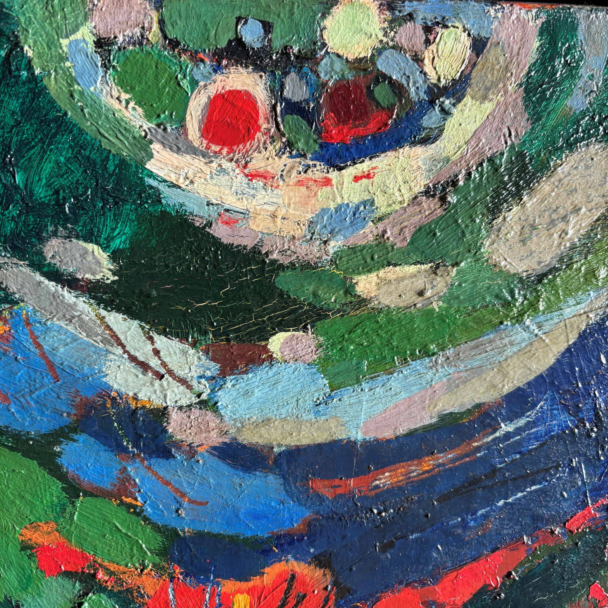 Midcentury abstract composition by Dutch artist Rien Goené (1929 – 2013)