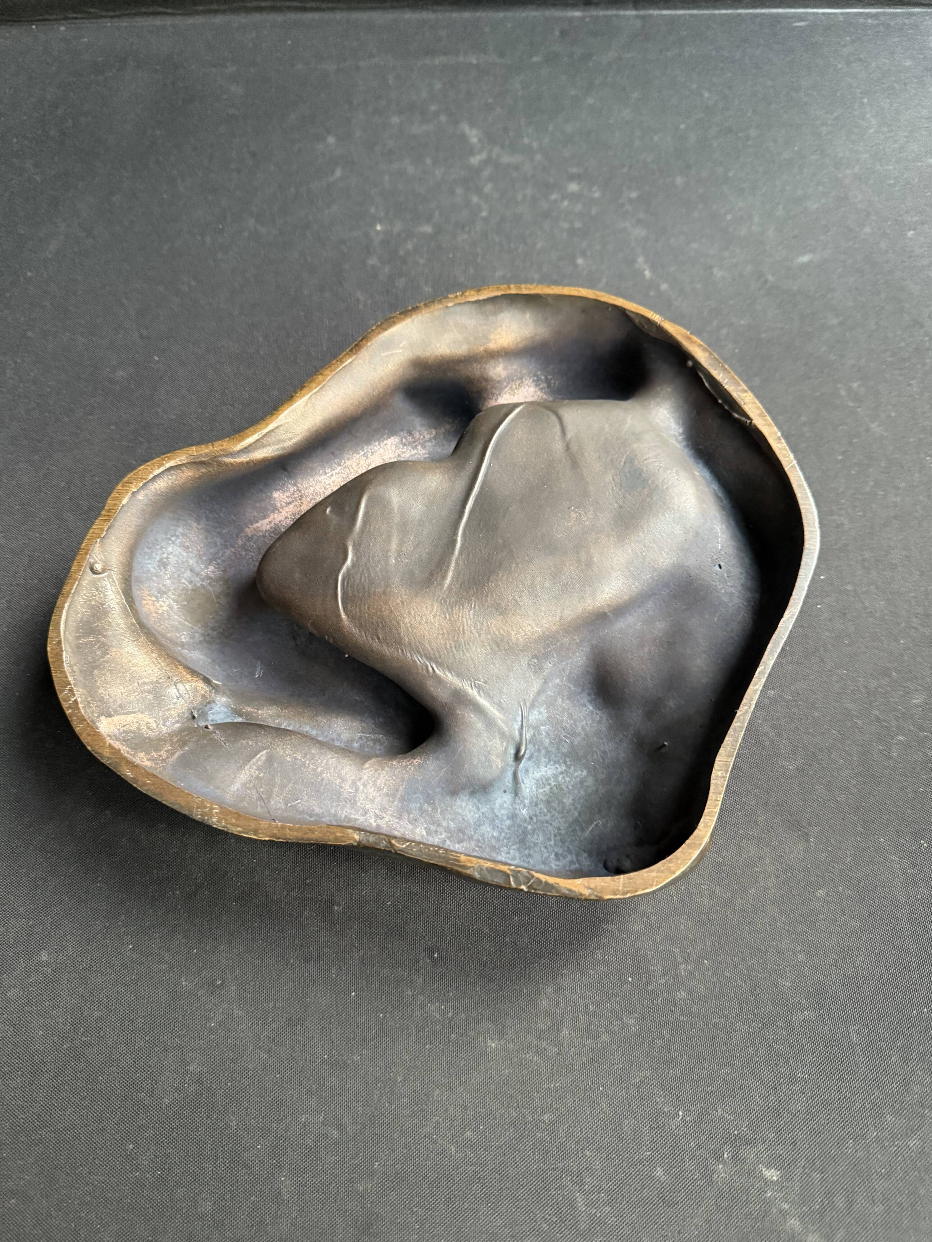 Patinated bronze sculpture – Valérie Fageot – 2007 Bimaris 2/7