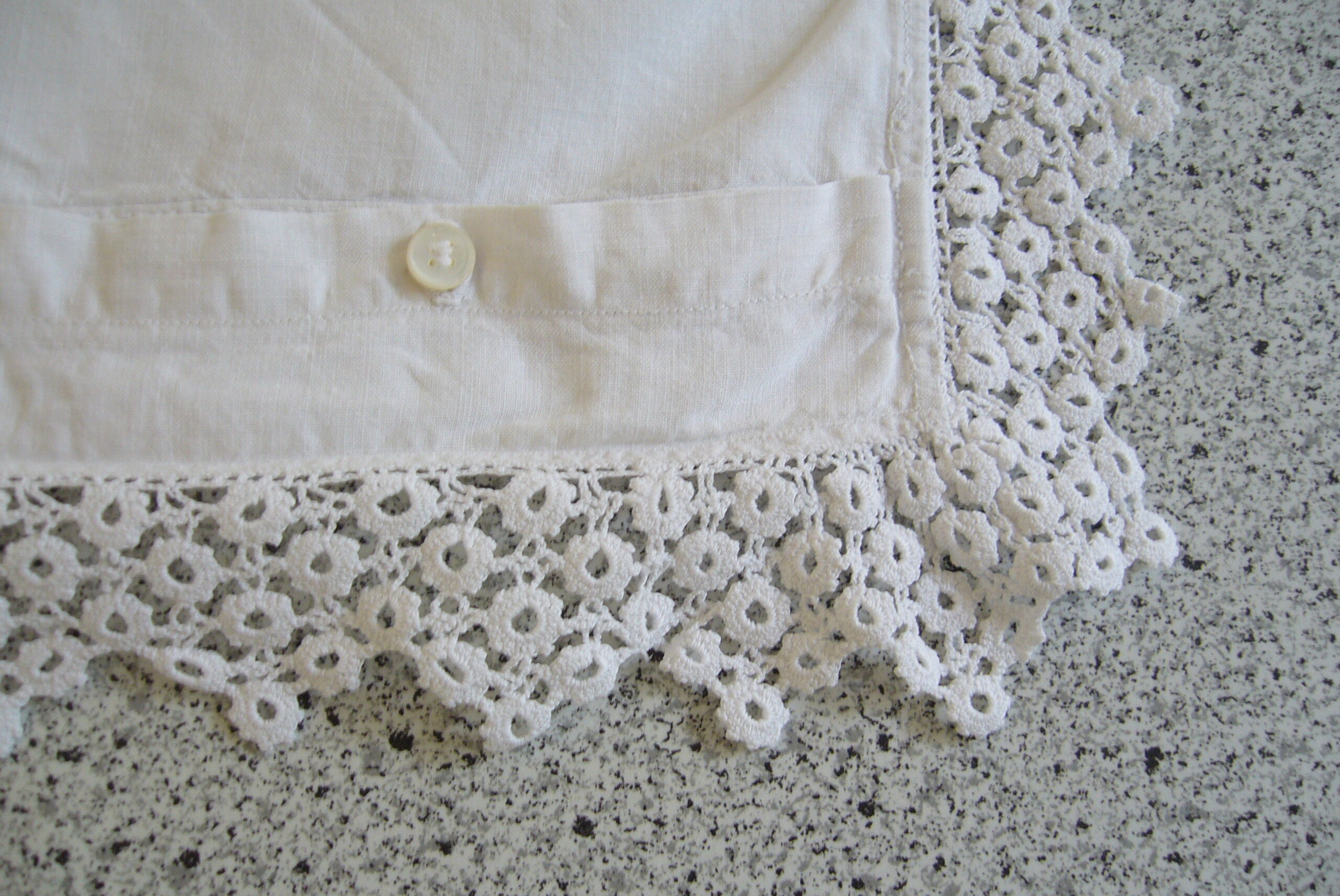 1900 lace children's pillowcase