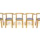 Set of 5 chairs "The 8000 serie", Rud Thygesen & Johnny Sørensen, Denmark, 1980